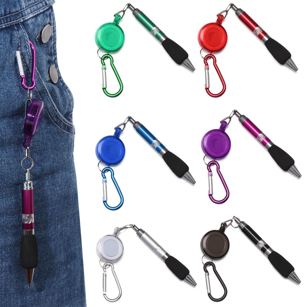 Stationery And Office Supply Chain - Suprimentos Papelaria Anel Lanyard Chaveiro Retrátil