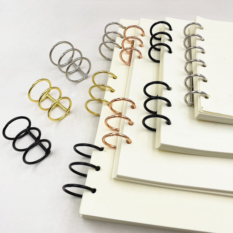 Binder Clip Assorted - 2 pçs/set metal livro anéis arquivo