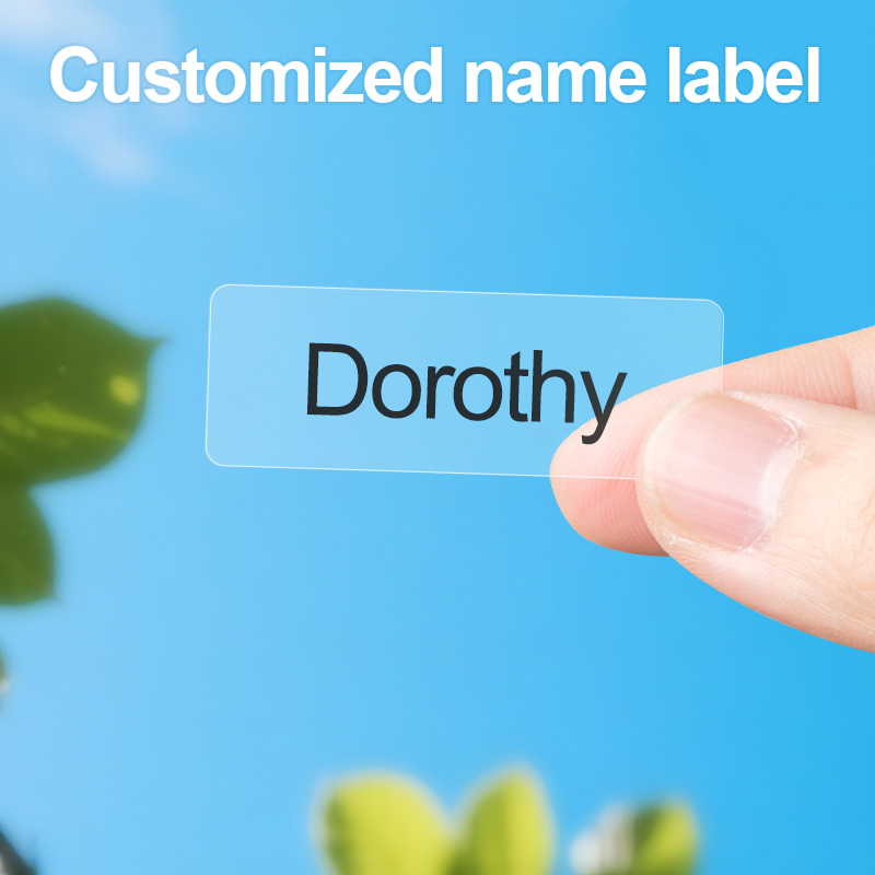 Sticker Label Roll - Adesivos de Nome Personalizados à Prova