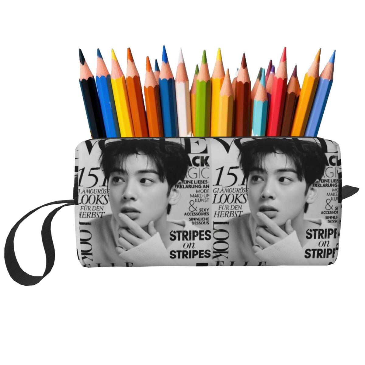 Stationery And Office Supply Chain - Estojo de lápis Cha EunWoo Kpop