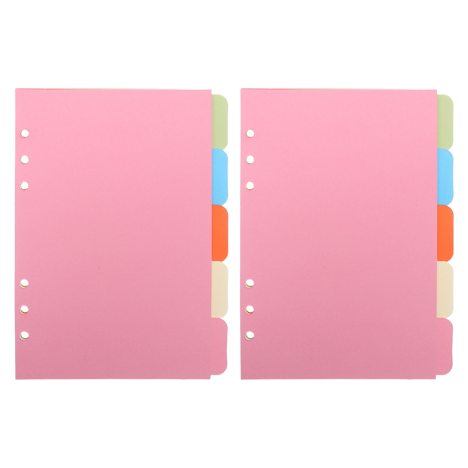 Index Tab Divider - 10 Divisórias Plásticas para Fichário com