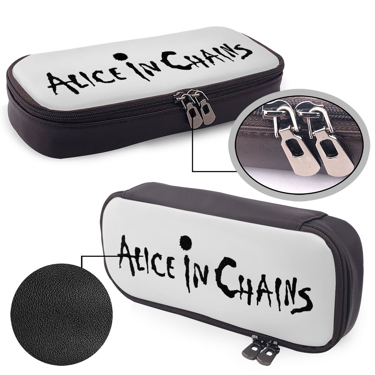 Stationery And Office Supply Chain - Estojo de Couro Alice In Chains
