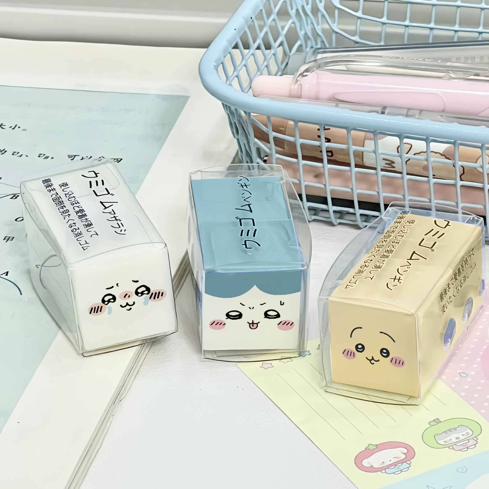 Borracha Chiikawa, Bonita e Di - Supply Of Office Stationery avaliação e preço